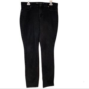 Old Navy Sweetheart Black Wash Jeans Size 12 Long
